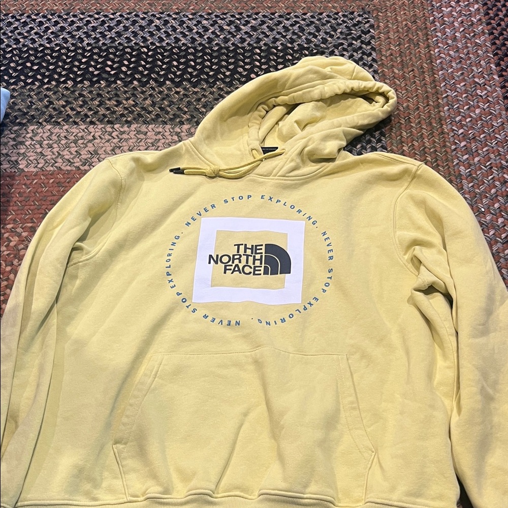The North Face Men's Light Yellow Hoodie